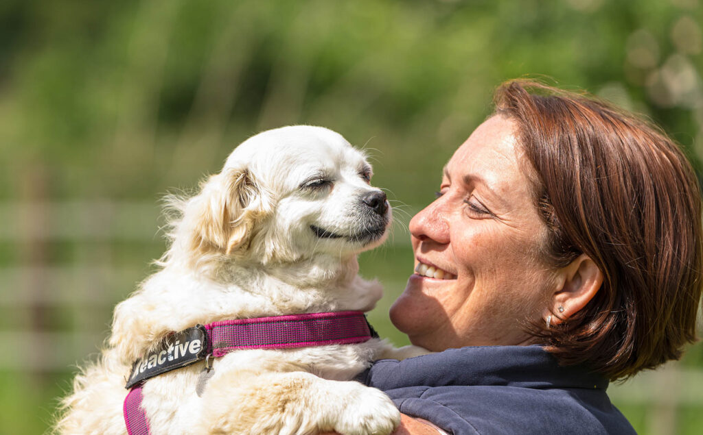 Woman with her dog, Pet Photography Essex